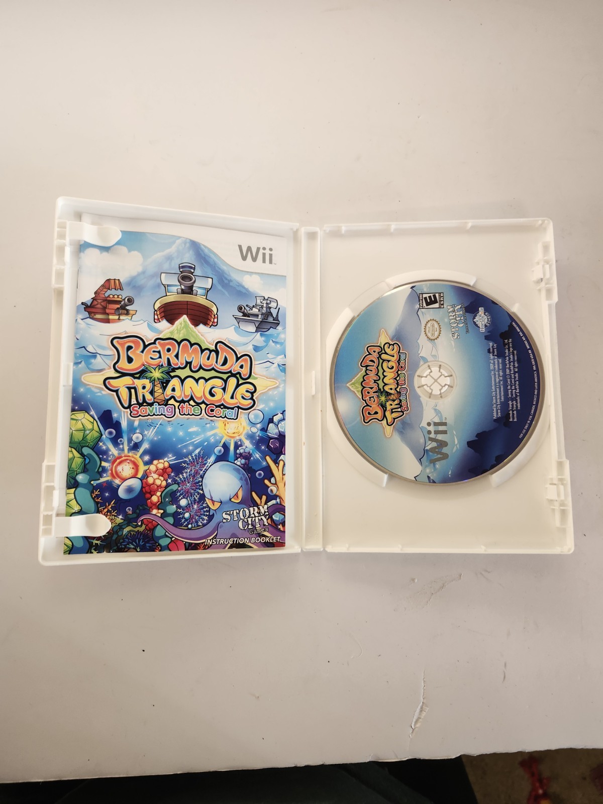 Storm City Games Bermuda Triangle Saving the Coral Nintendo Wii Puzzle NTSC-U/C