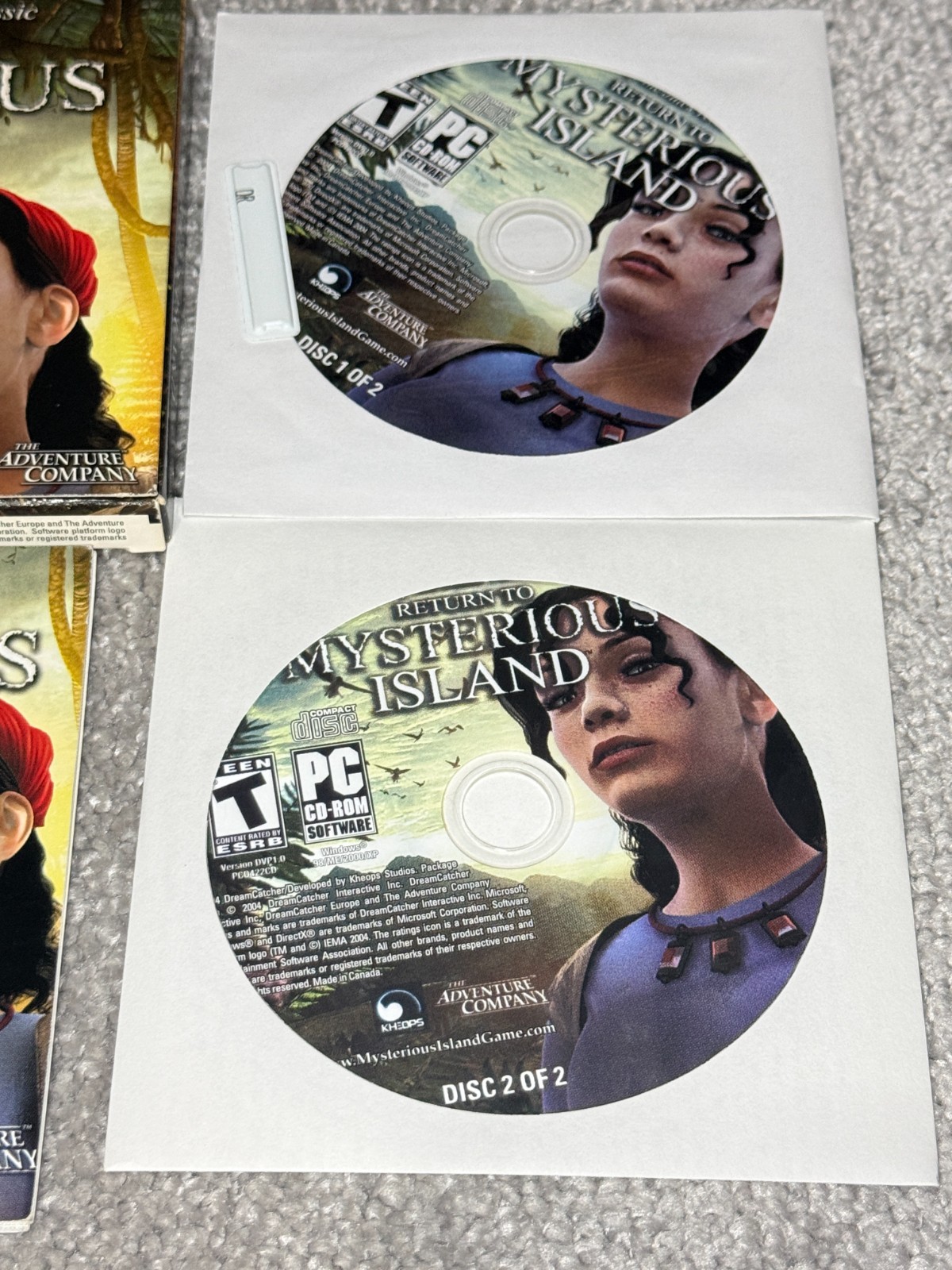 Return to Mysterious Island Jules Verne PC Game The Adventure Company 2004