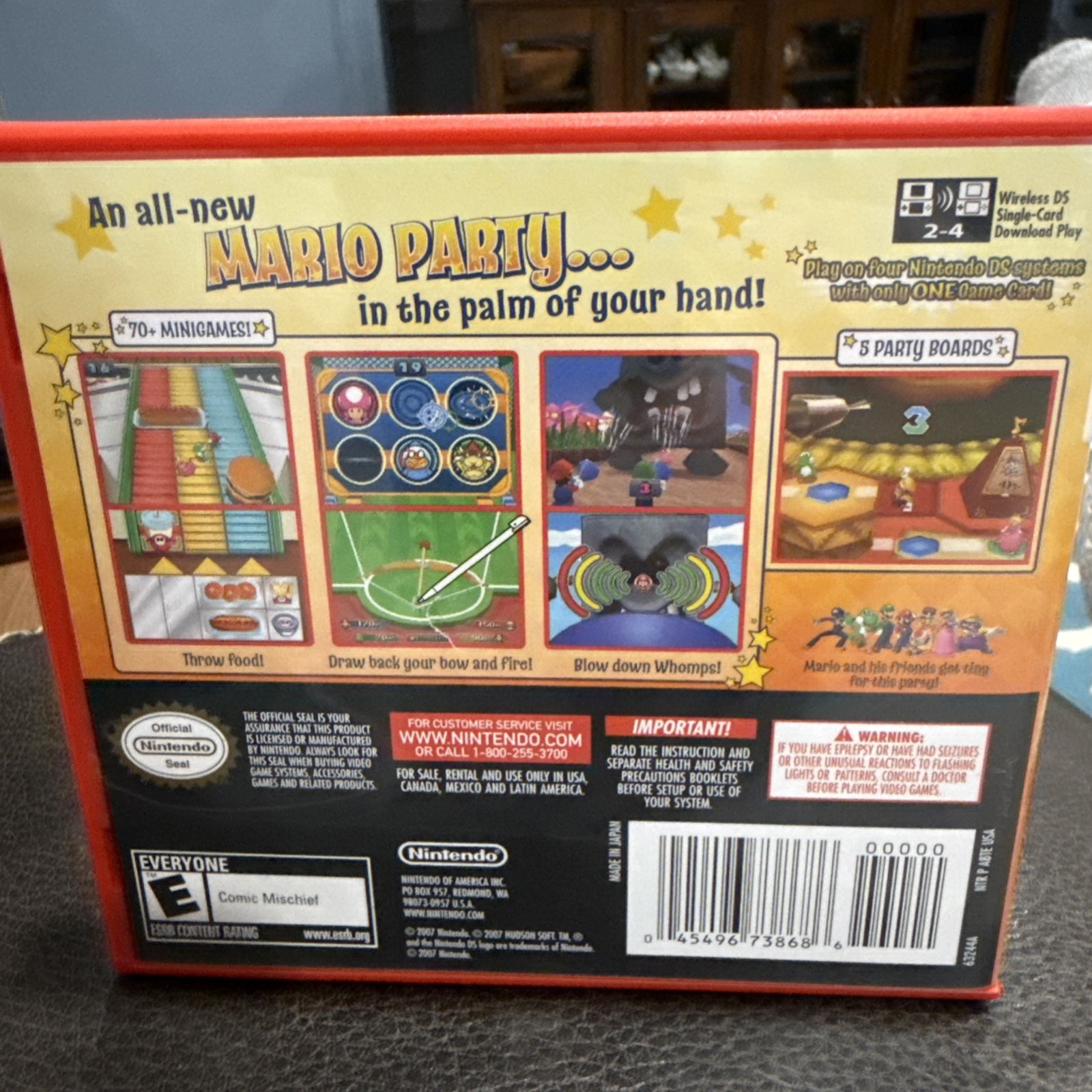 Mario Party DS (Nintendo DS, 2007) Complete in Box – CIB – TESTED & WORKING