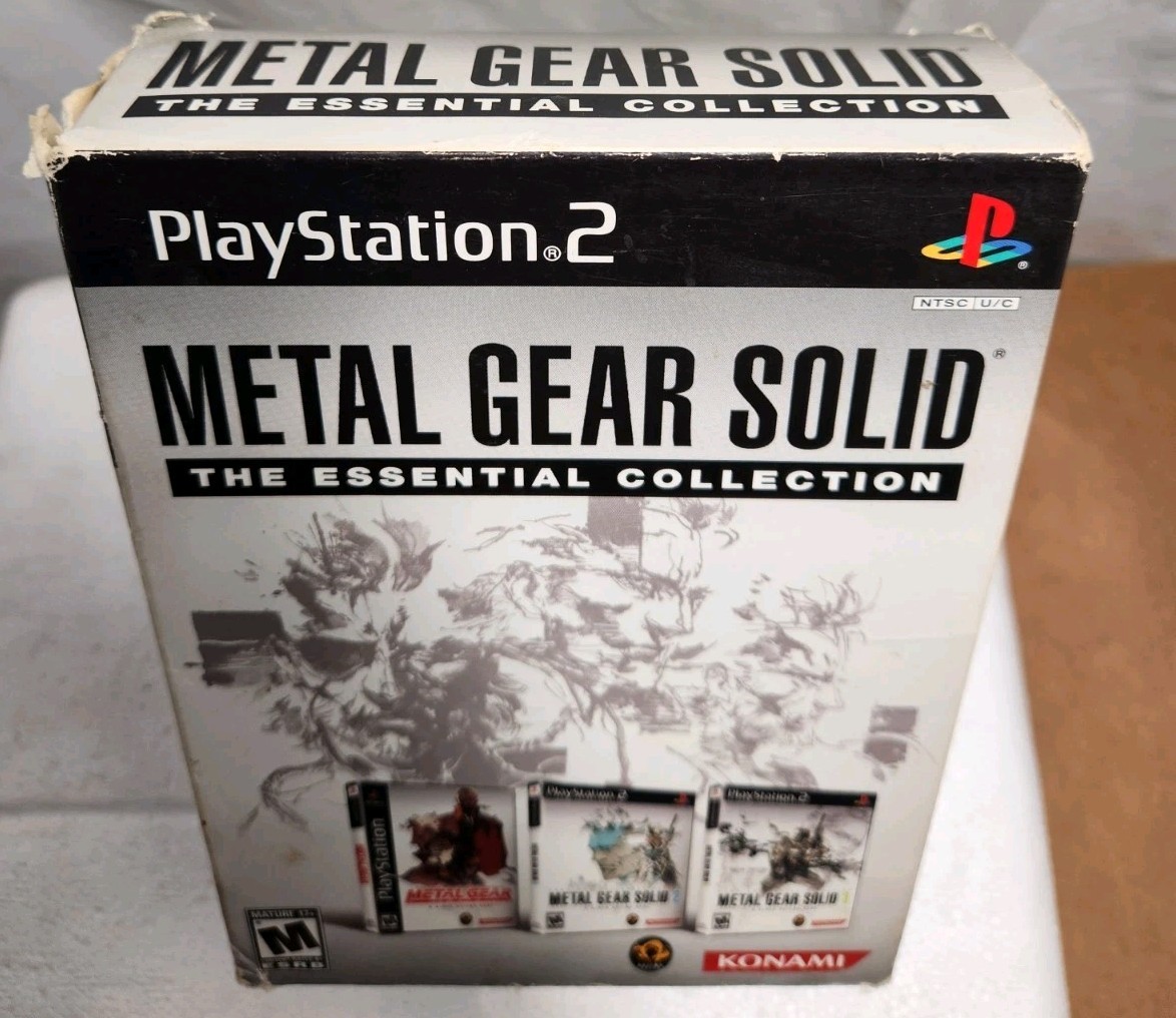 Box Set Metal Gear Solid: The Essential Collection – Sony PlayStation 1&2 Mint