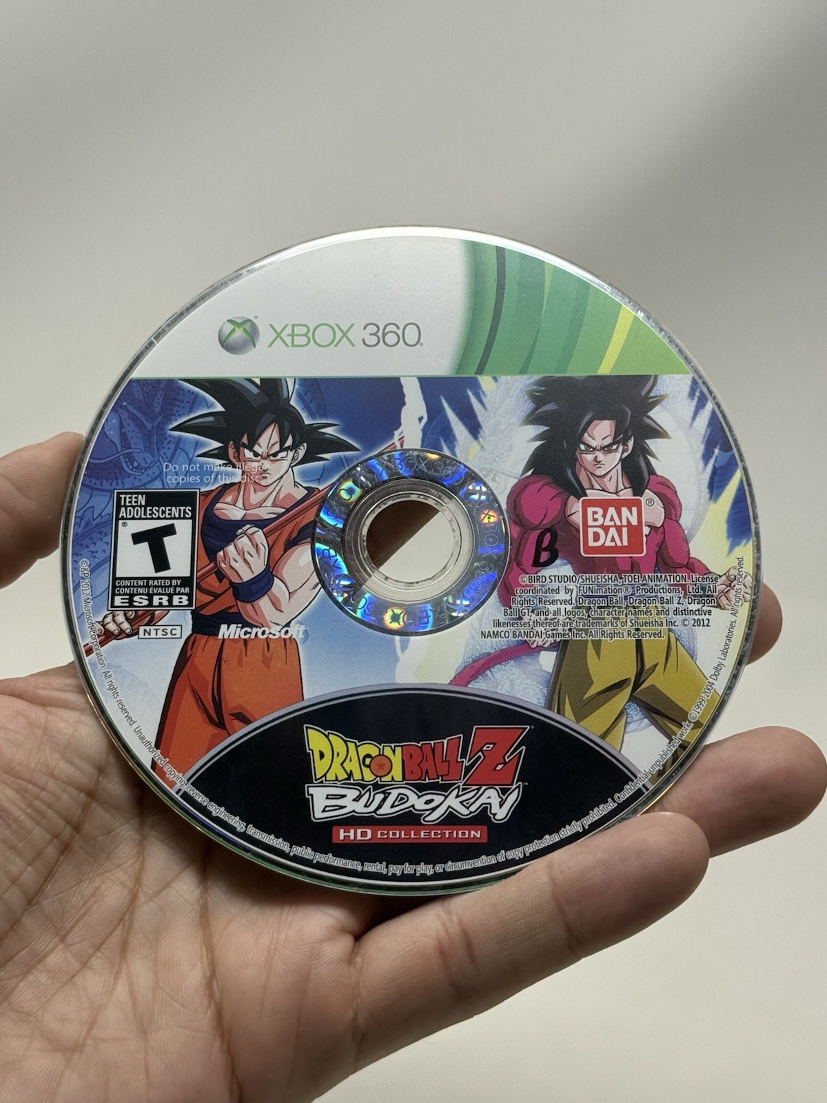 Dragon Ball Z Budokai HD Collection Microsoft Xbox 360 Pristine Disc Only Tested