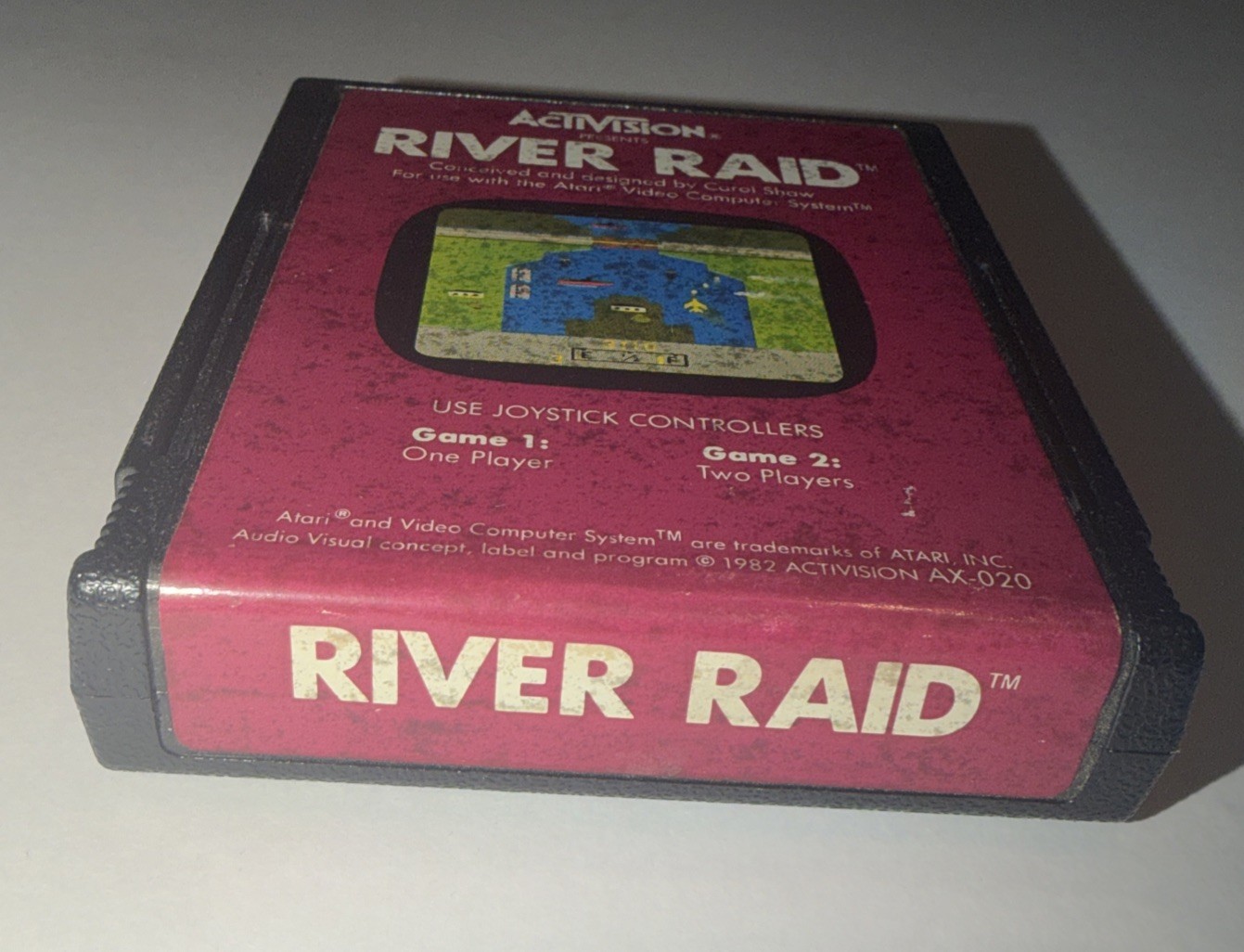 River Raid (Atari 2600, 1982) Tested & Working