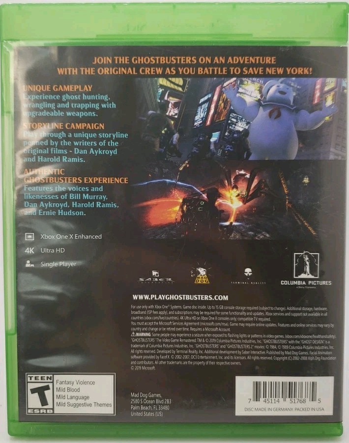 Ghostbusters: The Video Game Remastered 👻 Xbox One
