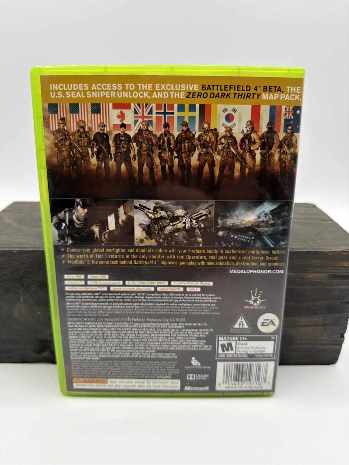 Medal of Honor Warfighter: Limited Edition (Microsoft Xbox 360, 2 Discs) CIB