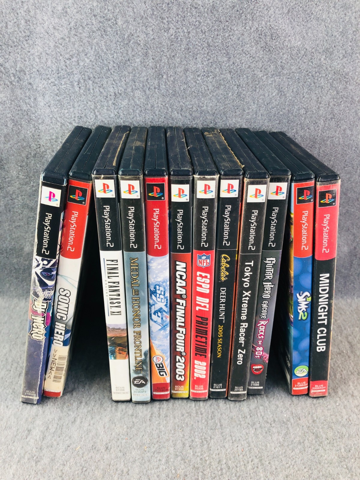 PS2 PlayStation 2 Assorted Games Lot Of 12 ~ Sonic Hero, Sims 2, Midnight Club