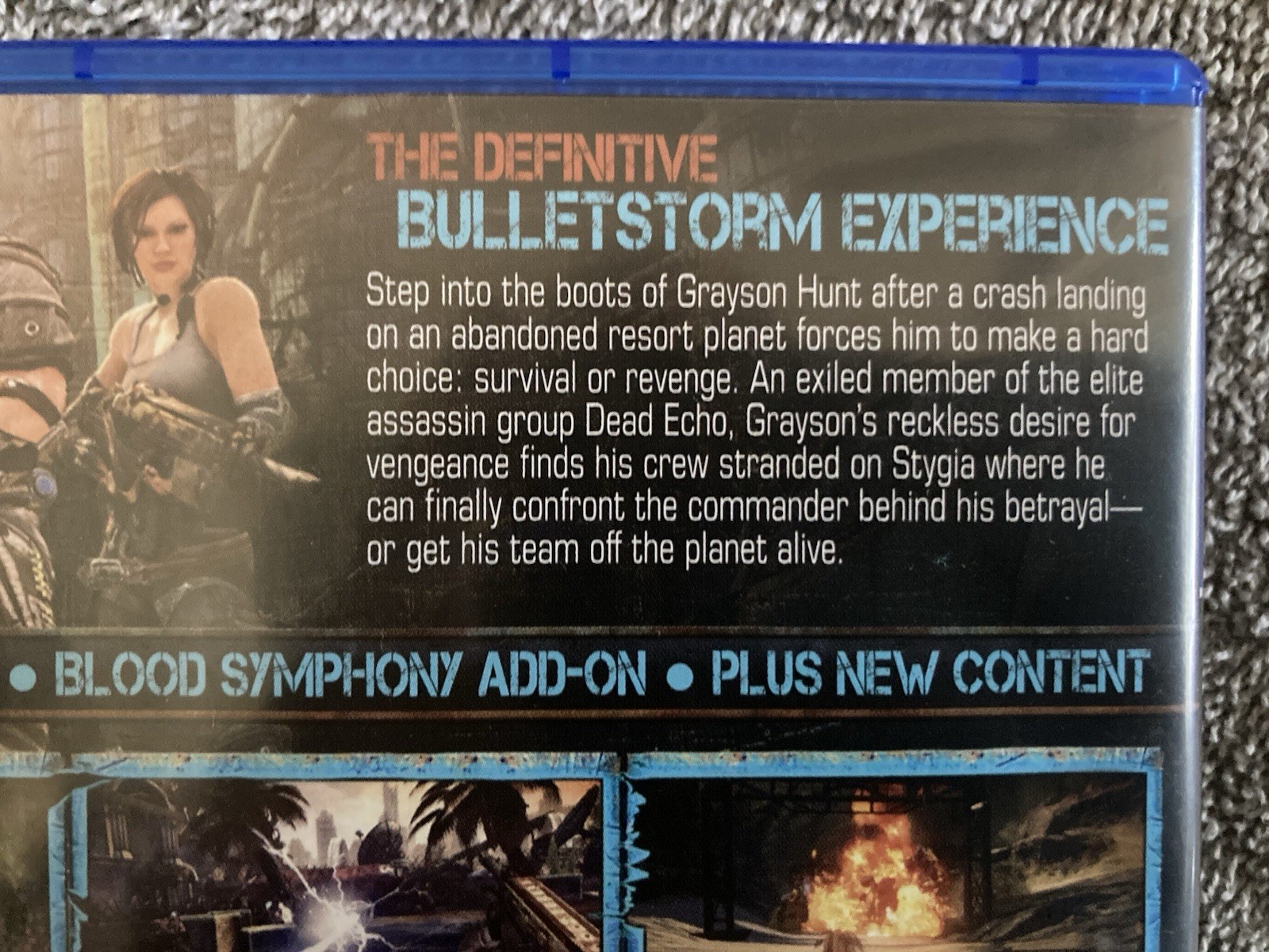 Bulletstorm: Full Clip Edition PS4 COMPLETE With Insert–Play As Duke Nukem