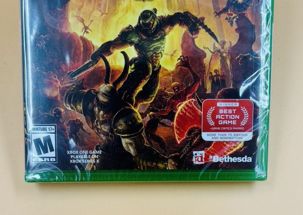 Doom Eternal for Microsoft Xbox One (XBO) and Xbox Series X (XSX) | SEALED | NEW