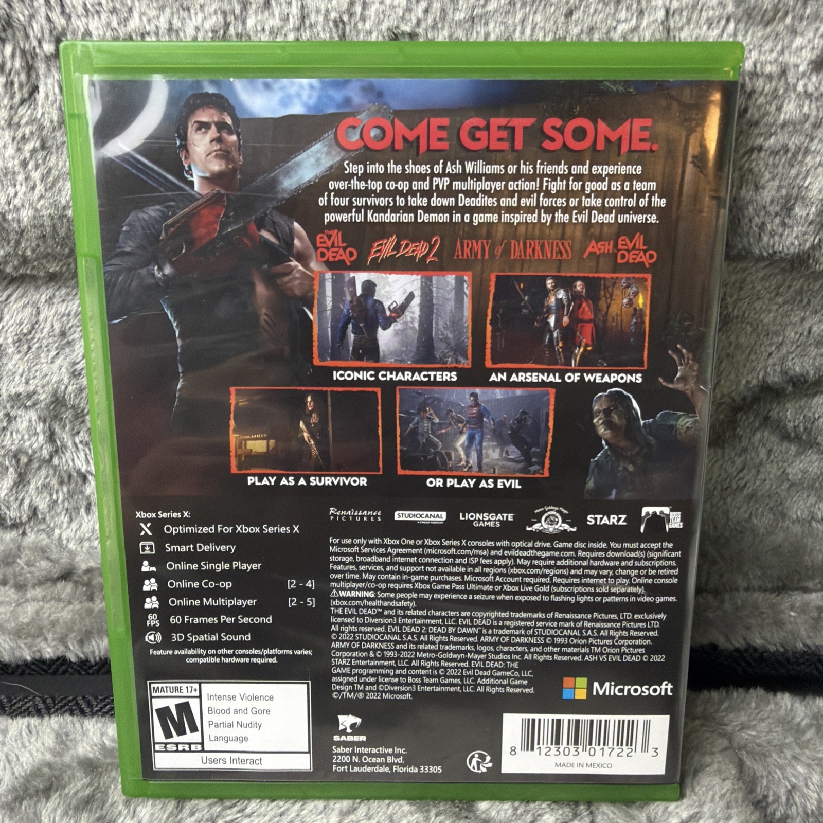 Xbox One – Evil Dead The Game – CIB – Series X Horror