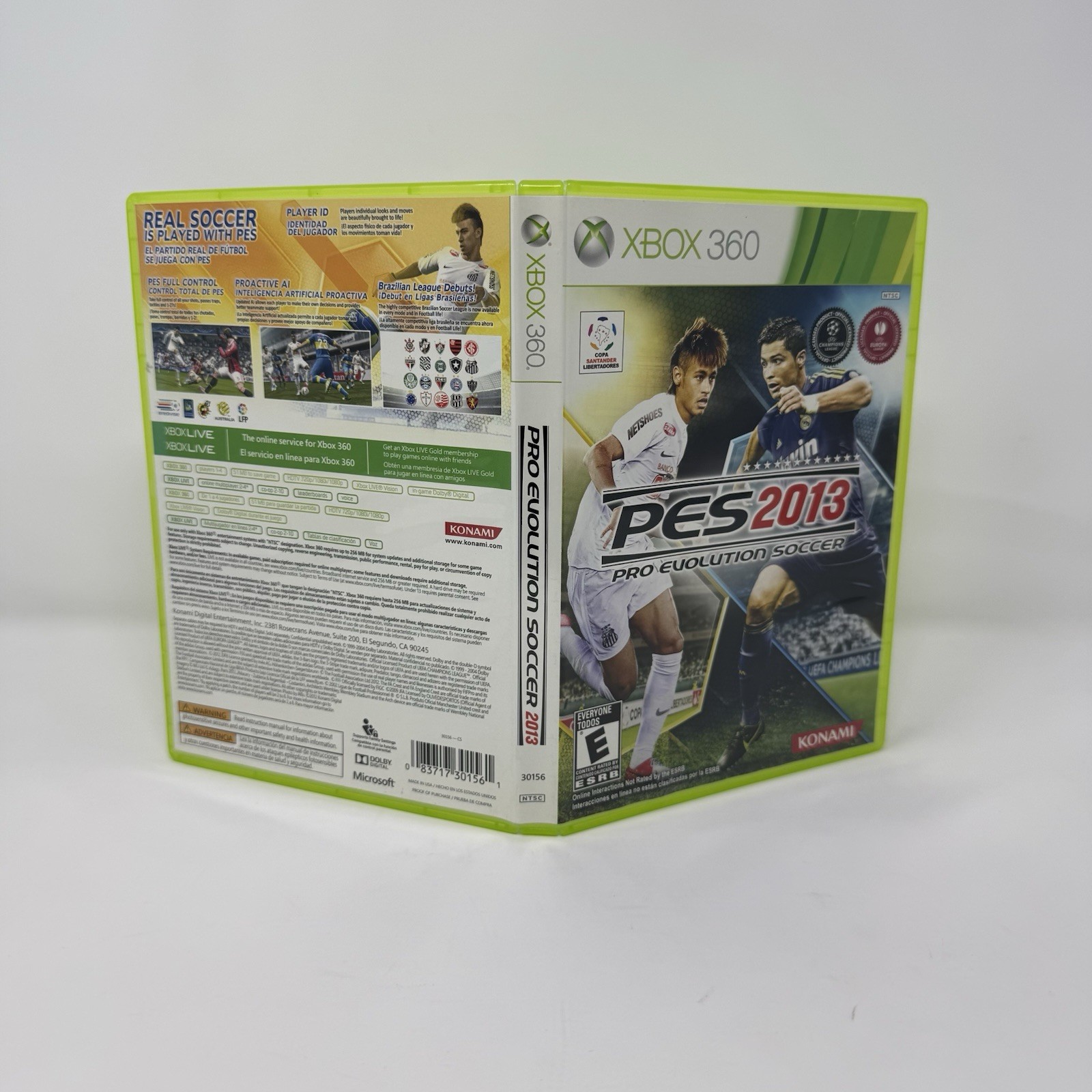 Pro Evolution Soccer PES 2013 Xbox 360 CIB Complete Manual Inserts Konami Futbol
