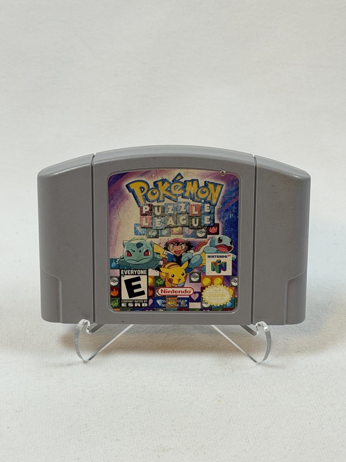 Pokemon Puzzle League (Nintendo 64 N64, 2000) – Tested & Working!