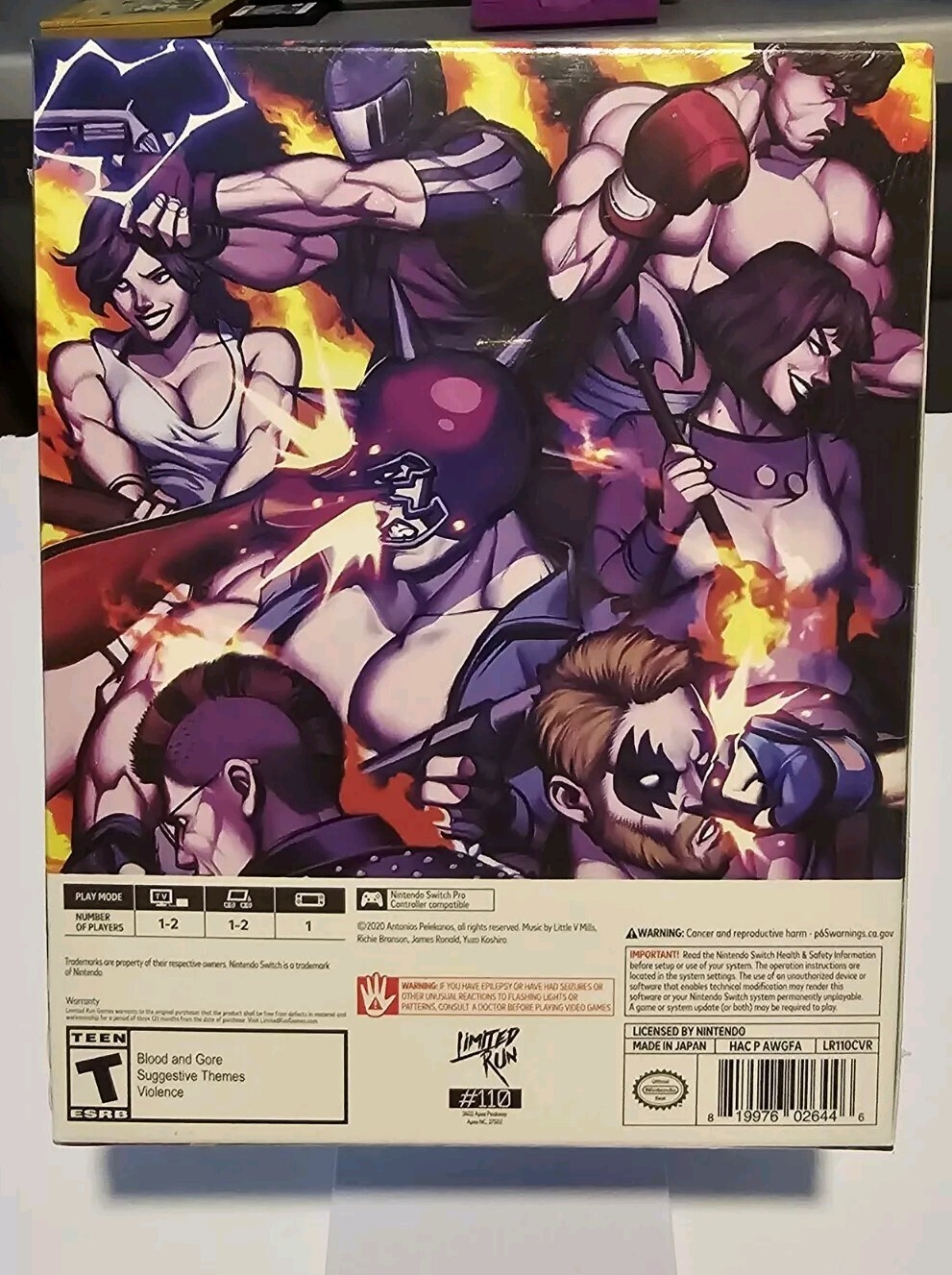 The Takeover Collectors Edition (Limited Run Games) (Nintendo Switch) W/ Card