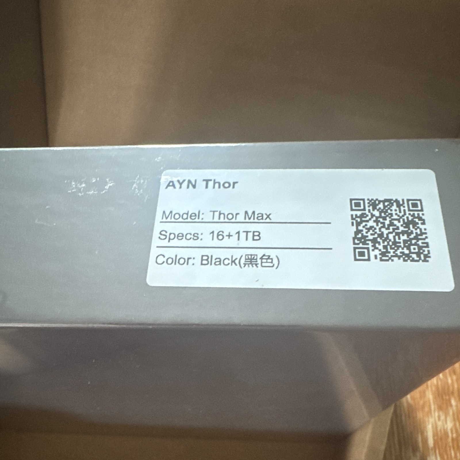 Ayn Thor Max Black 16gb Ram 1tb New In Box Sealed
