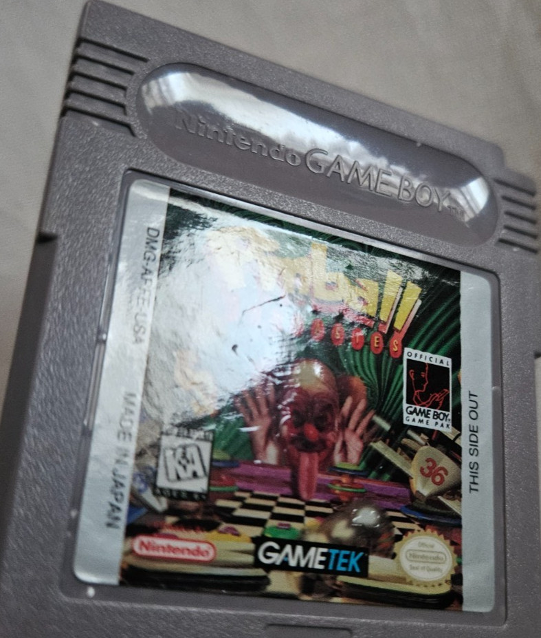 Pinball Fantasies Cartridge Only Authentic Nintendo Game Boy USA 1995 GameBoy