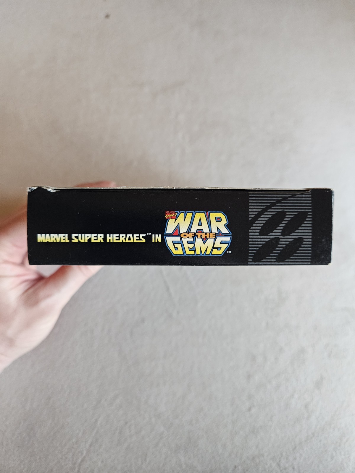 MARVEL SUPER HEROES WAR OF THE GEMS SNES SUPER NINTENDO COMPLETE IN BOX W INSERT