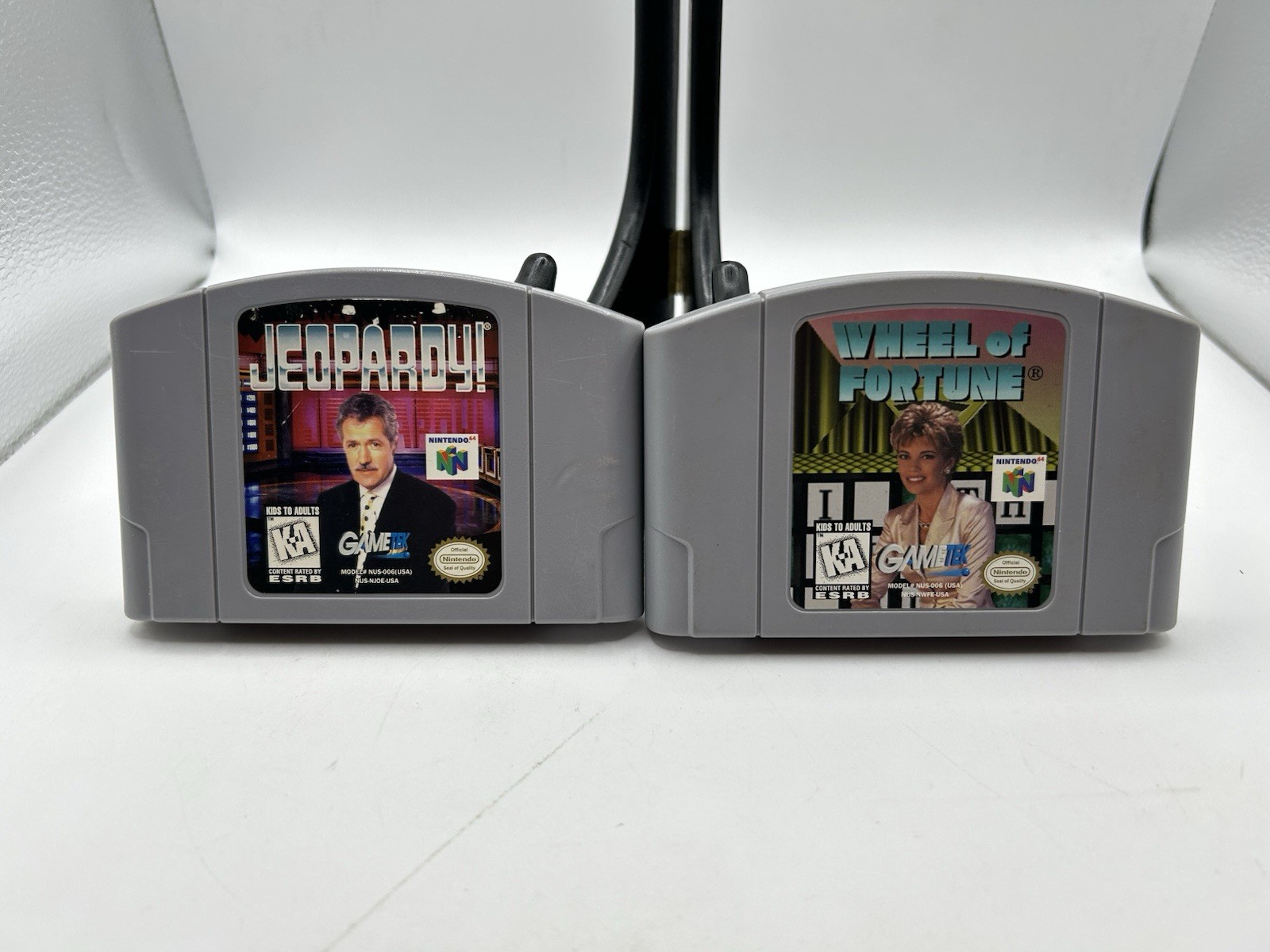 Wheel of Fortune Jeopardy Bundle (Nintendo 64, N64) – Authentic – Tested