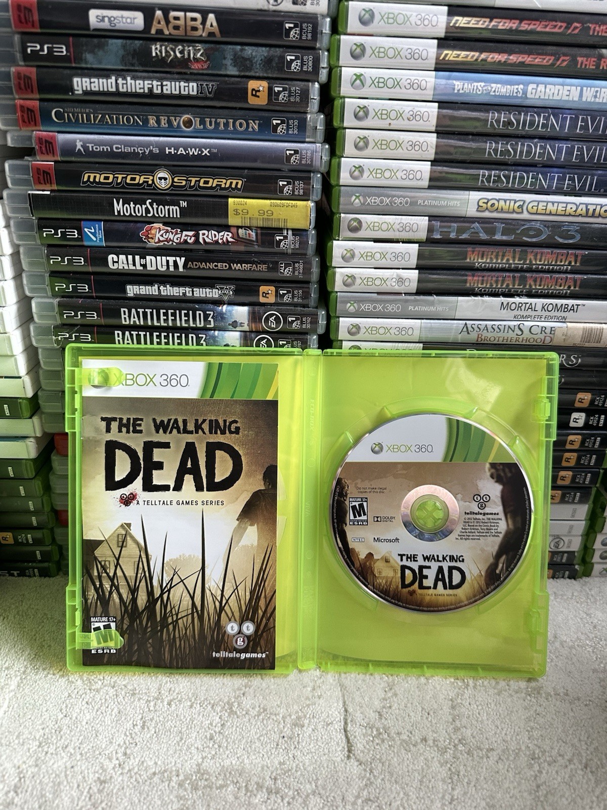 The Walking Dead: A Telltale Games (Microsoft Xbox 360) Complete CIB Tested