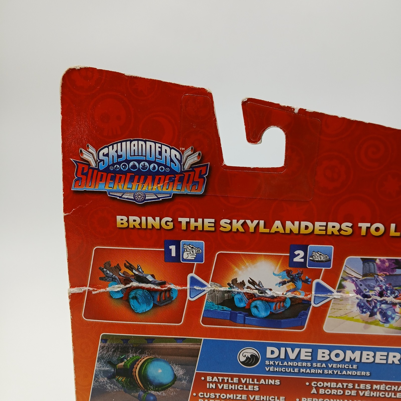 Skylanders Super Chargers Dive Bomber Skylanders Sea Vehicle Water Element FLAWS