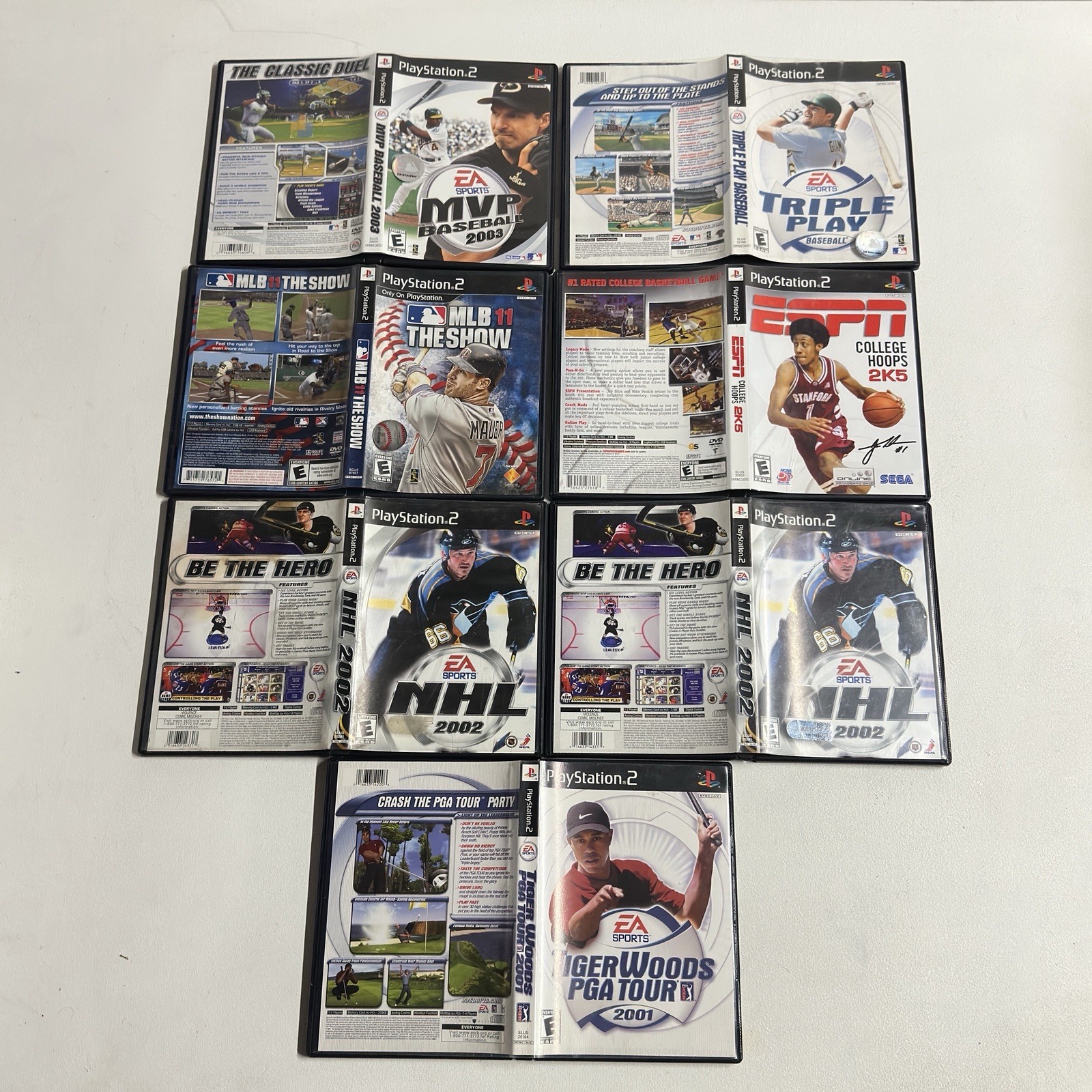 Sony Playstation 2, PS2 Video Games Lot of Mixed Sports