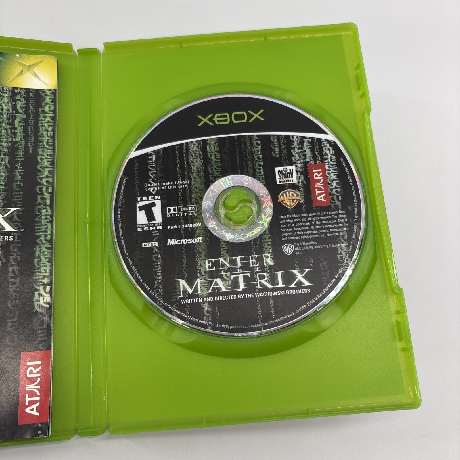 Microsoft Xbox Original Enter the Matrix Black Label CIB