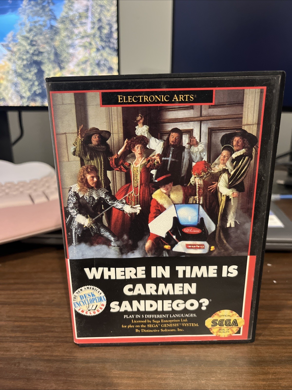 Where In Time Is Carmen Sandiego Sega Genesis 92 CIB w/ Manual EUC Taiwan