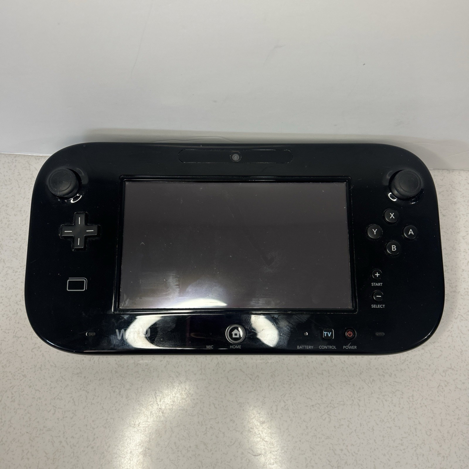 OEM Nintendo WUP-010 (USA) Black Wii U Gamepad Controller For Wii U For Parts