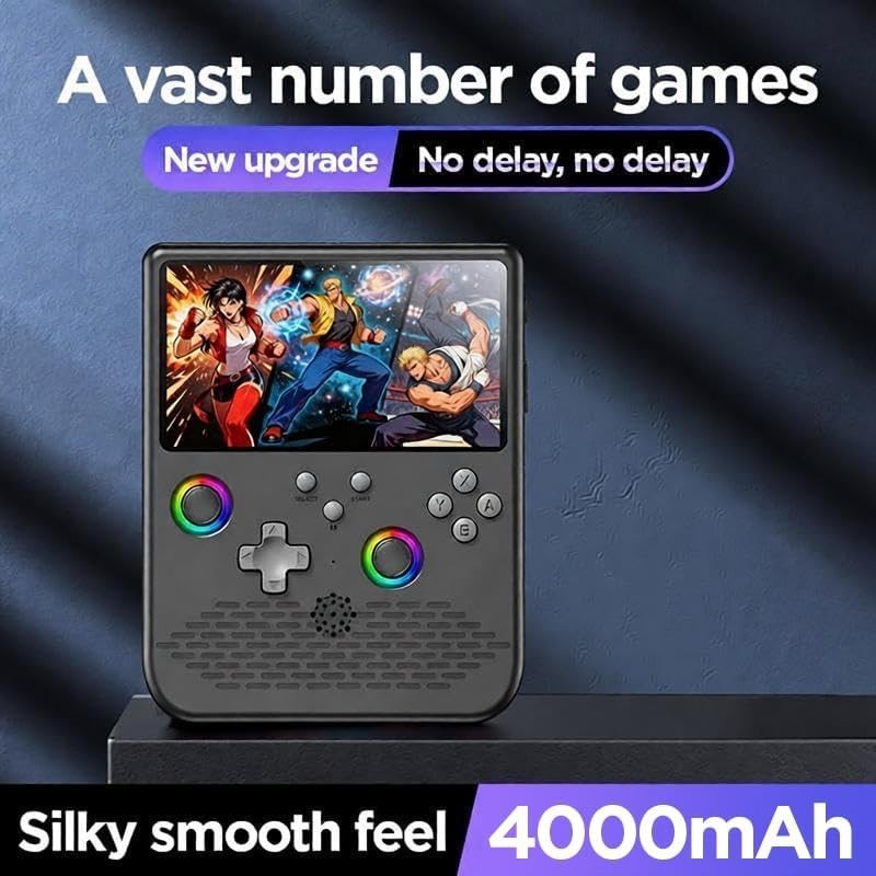 5-Inch IPS HD Retro Handheld Console – 64GB Storage & 4000mAh Battery Life ,