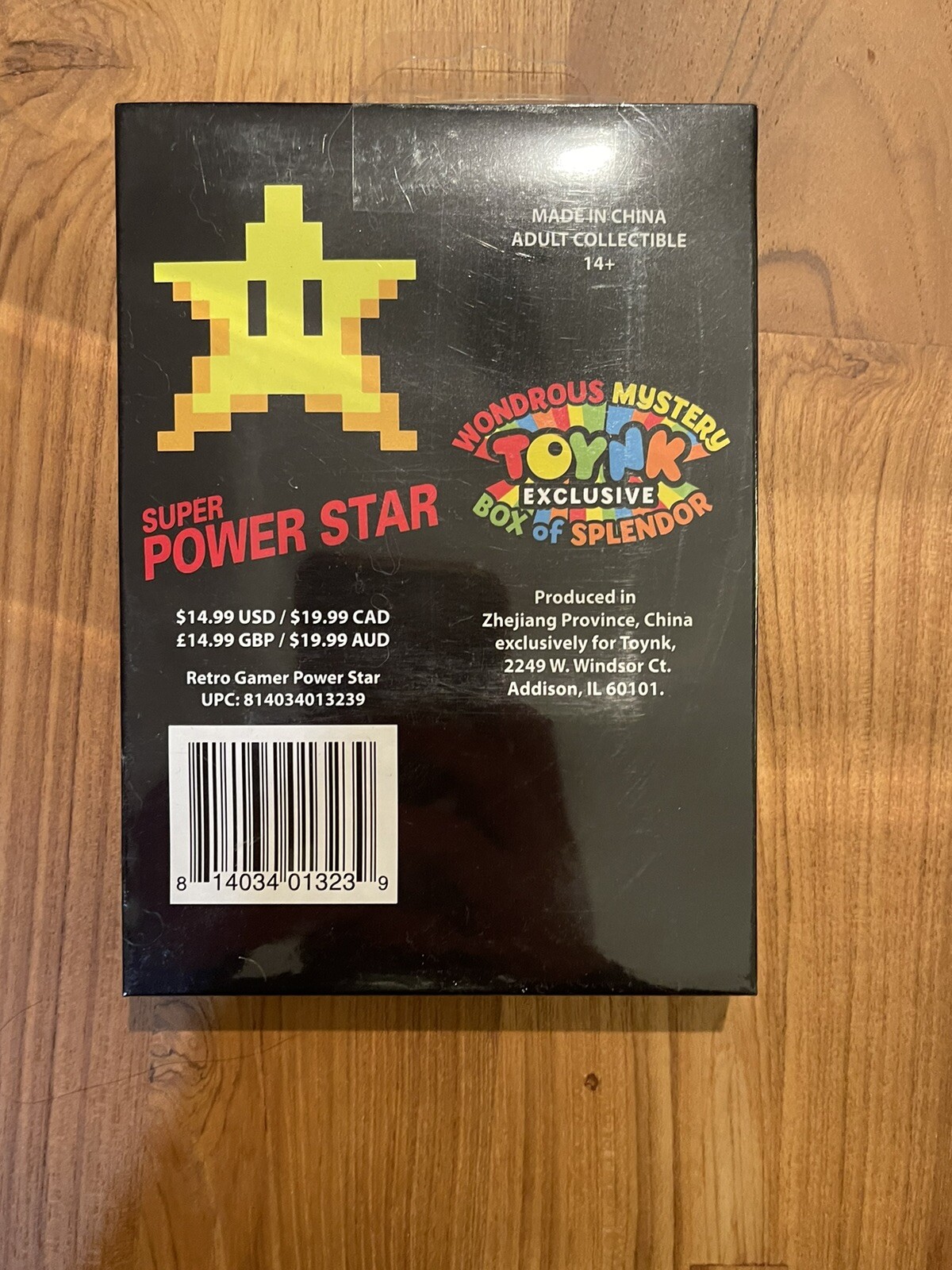 Super Mario Power Up Star Toynk Exclusive Paper Weight Nintendo SELED BOX