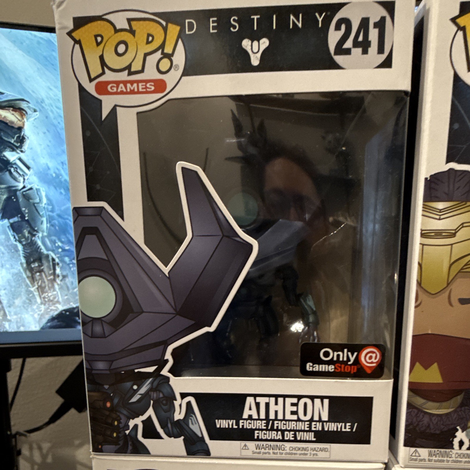 Funko Pop! Games Destiny Vinyl Figure Lot Zavala Atheon Osiris Glow GameStop