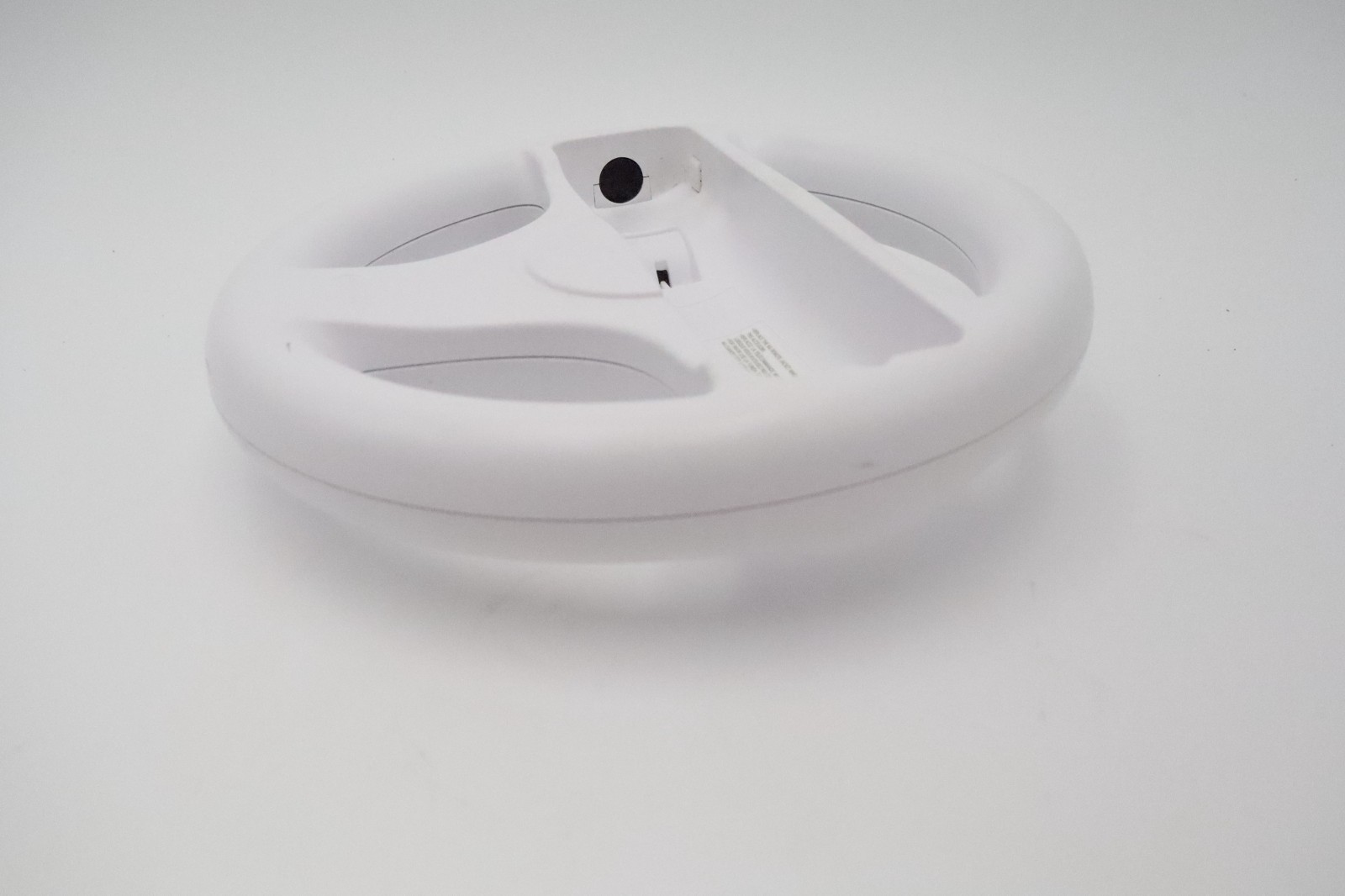 Nintendo Wii Racing Wheel White Steering Controller Accessory RVL-024 OEM