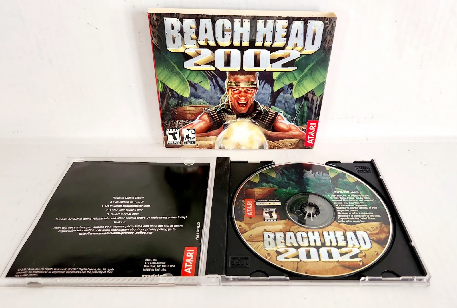 Beach Head 2002 Video Game Pc Cd-ROM T-Teen Infogrames