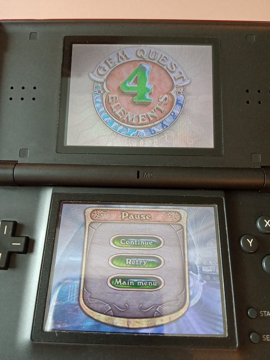 Gem Quest: 4 Elements (Nintendo DS) Authentic Game Cartridge Cib Tested