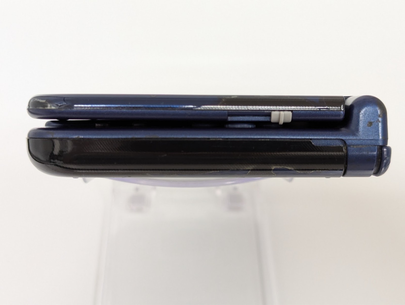 B447 Nintendo new 3DS LL XL console Metallic Blue w/adapter fx