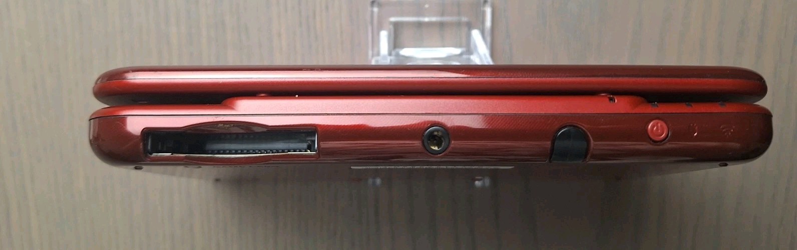 New Nintendo 3DS XL Metallic Red Charger + 32GB SD Card | Region Free BOTTOM IPS