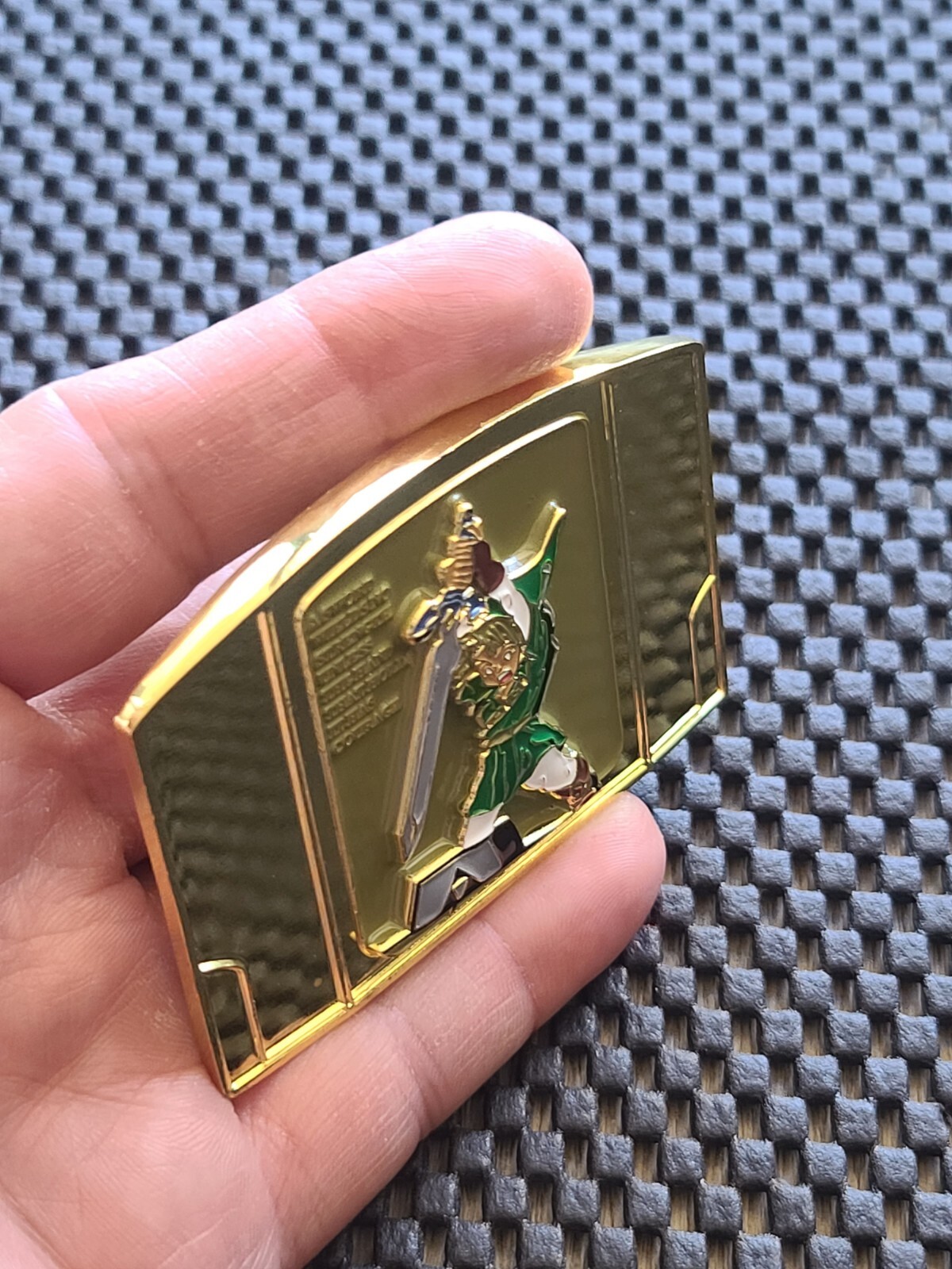 Legend of Zelda Ocarina of Time Challenge Coin Medal Nintendo 64 Promo US NAVY G