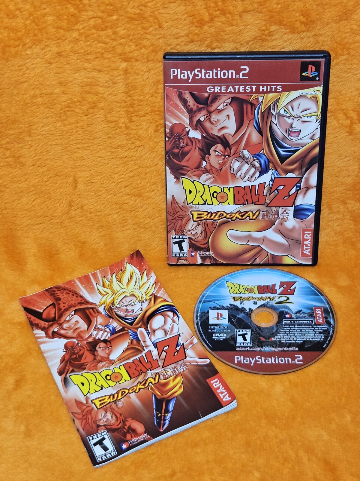 Dragon Ball Z: Budokai (Sony PlayStation 2, 2002) Complete w/ Manual!!!