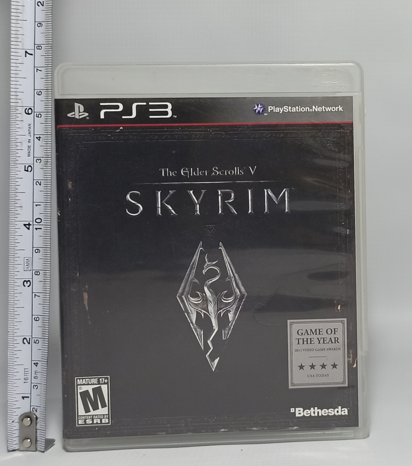 SONY PLAYSTATION 3 PS3 NTSC USA THE ELDER SCROLL V SKYRIM VIDEO GAME TESTED