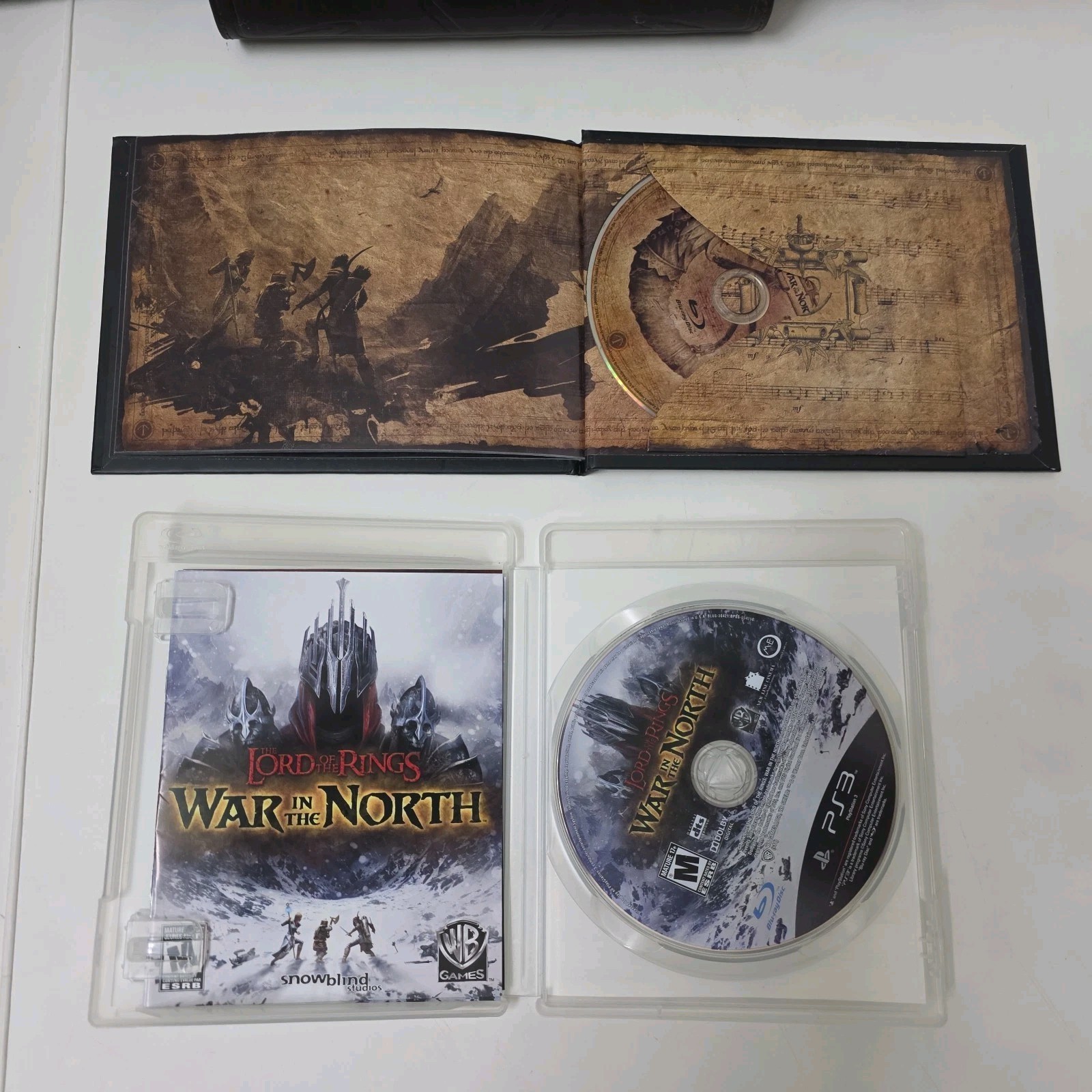LOTR Lord Of The Ring War in the North Collector Edition PS3 Game Complete Clean