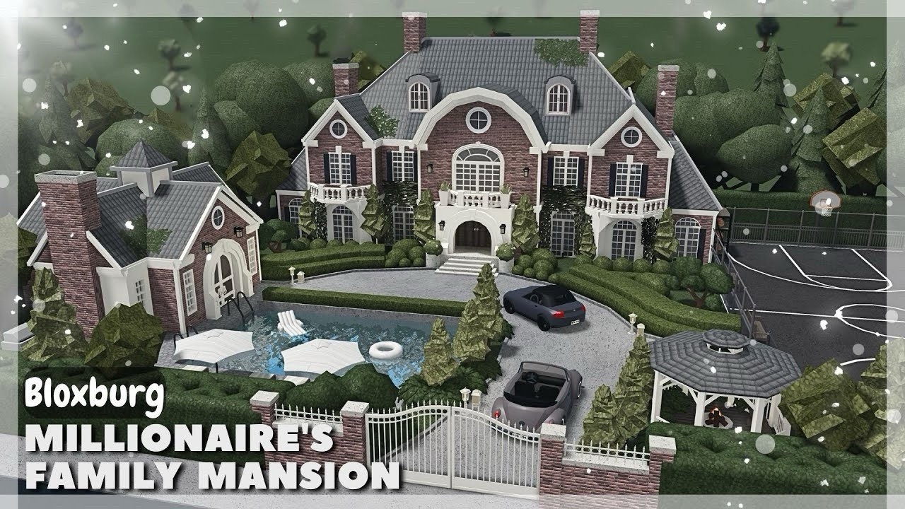 FAMILY MANSION BLOXBURG.CHECK DESCRIP.FAST BUILDER FOR AFFORDABLE PRICE