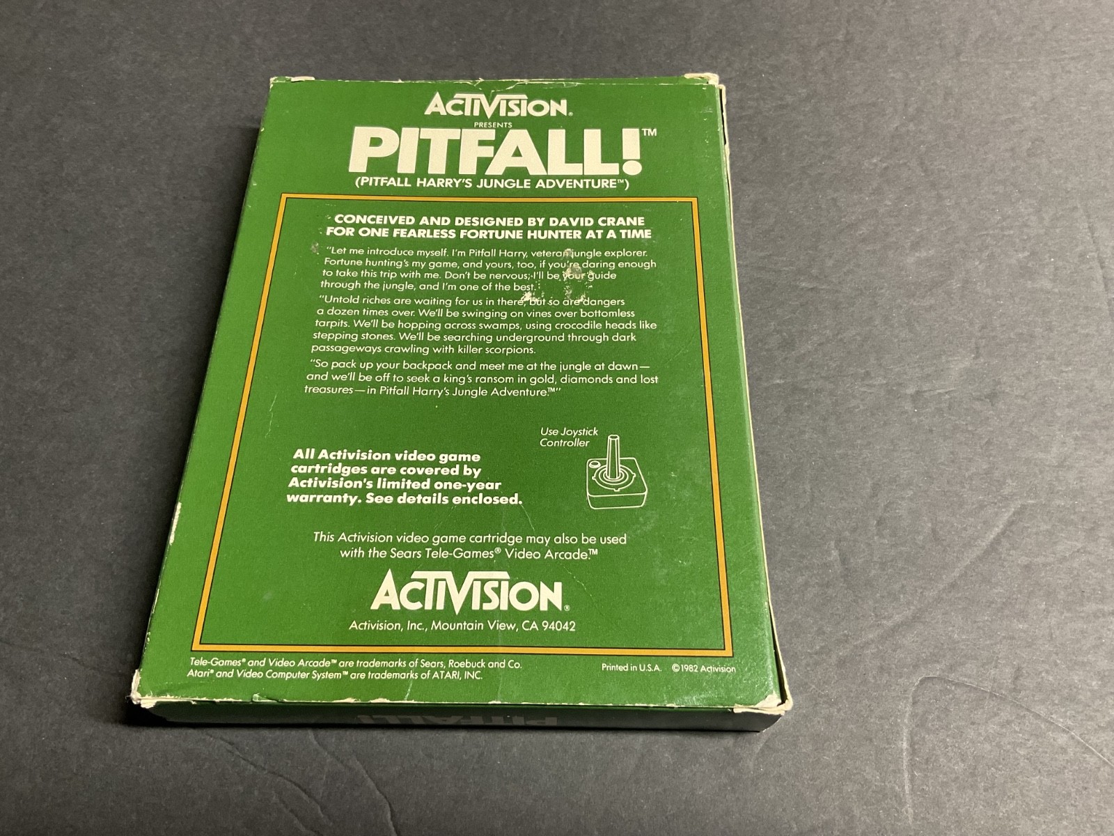 Atari 2600 Pitfall Game Complete in Box Tested CIB