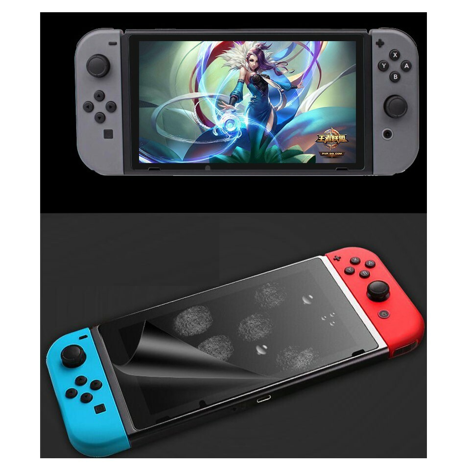 2x Premium PET Clear Screen Protector Cover Film for Nintendo Switch