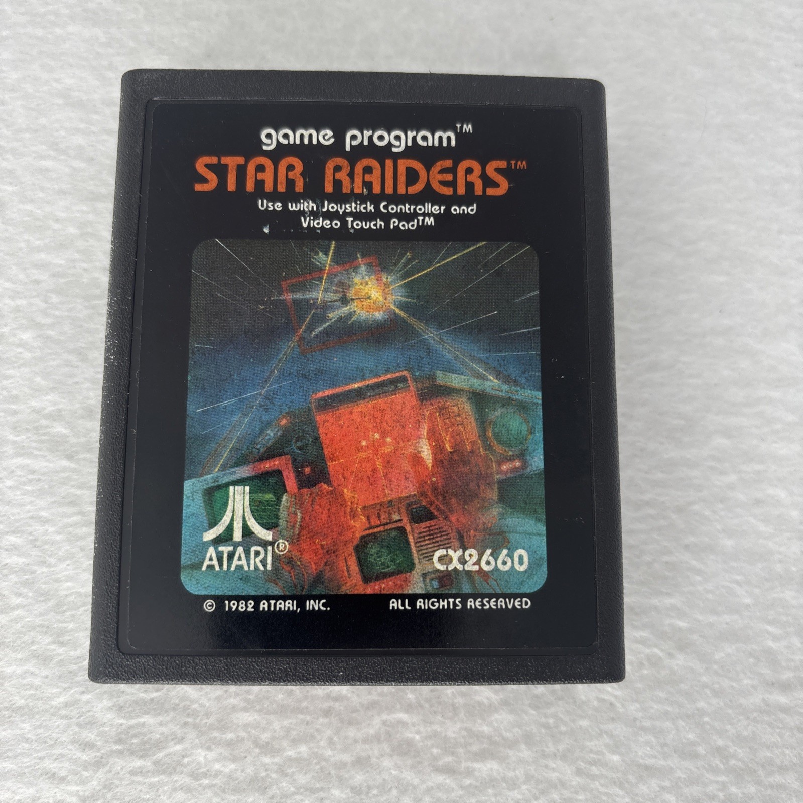 Star Raiders – Atari 2600 – 1982 – Cartridge, Manual & Video Touch Pad – Tested