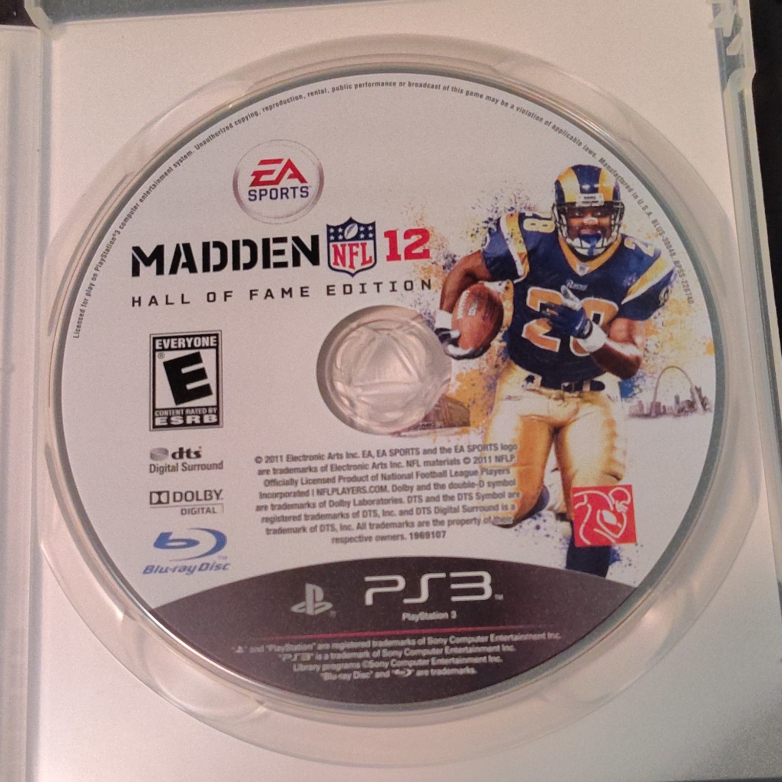 EA SPORTS Madden NFL 12 Hall of Fame Edition PS3 2011 CIB E NTSC-U/C
