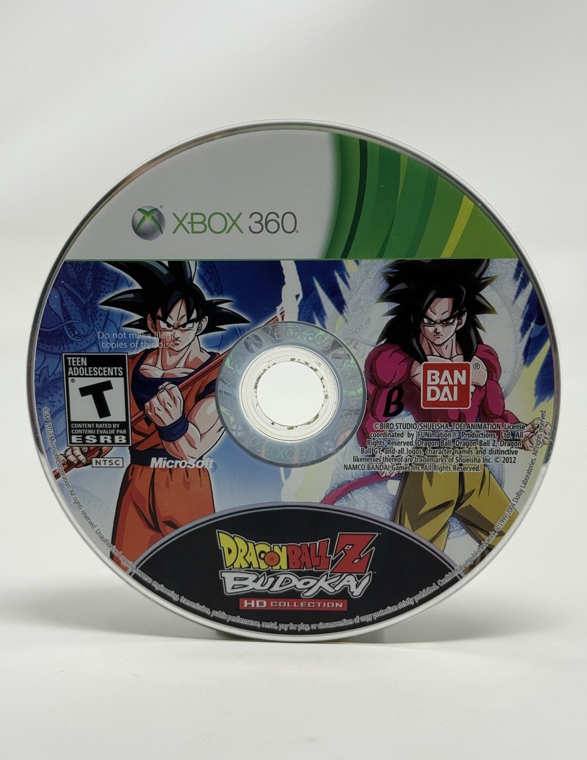 Dragon Ball Z Budokai HD Collection Microsoft Xbox 360 Pristine Disc Only Tested