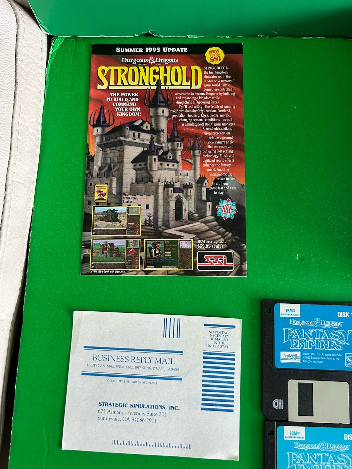 SSI Fantasy Empires Big Box Role Strategy Role Playing Game