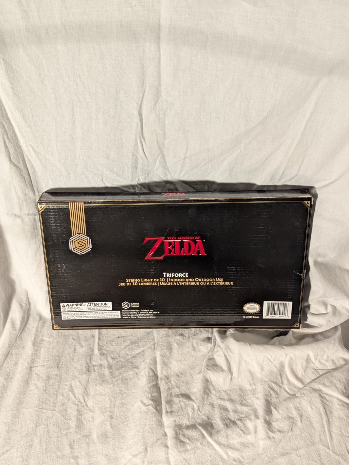 The Legend Of Zelda Triforce String Lights String Of 10 Nintendo