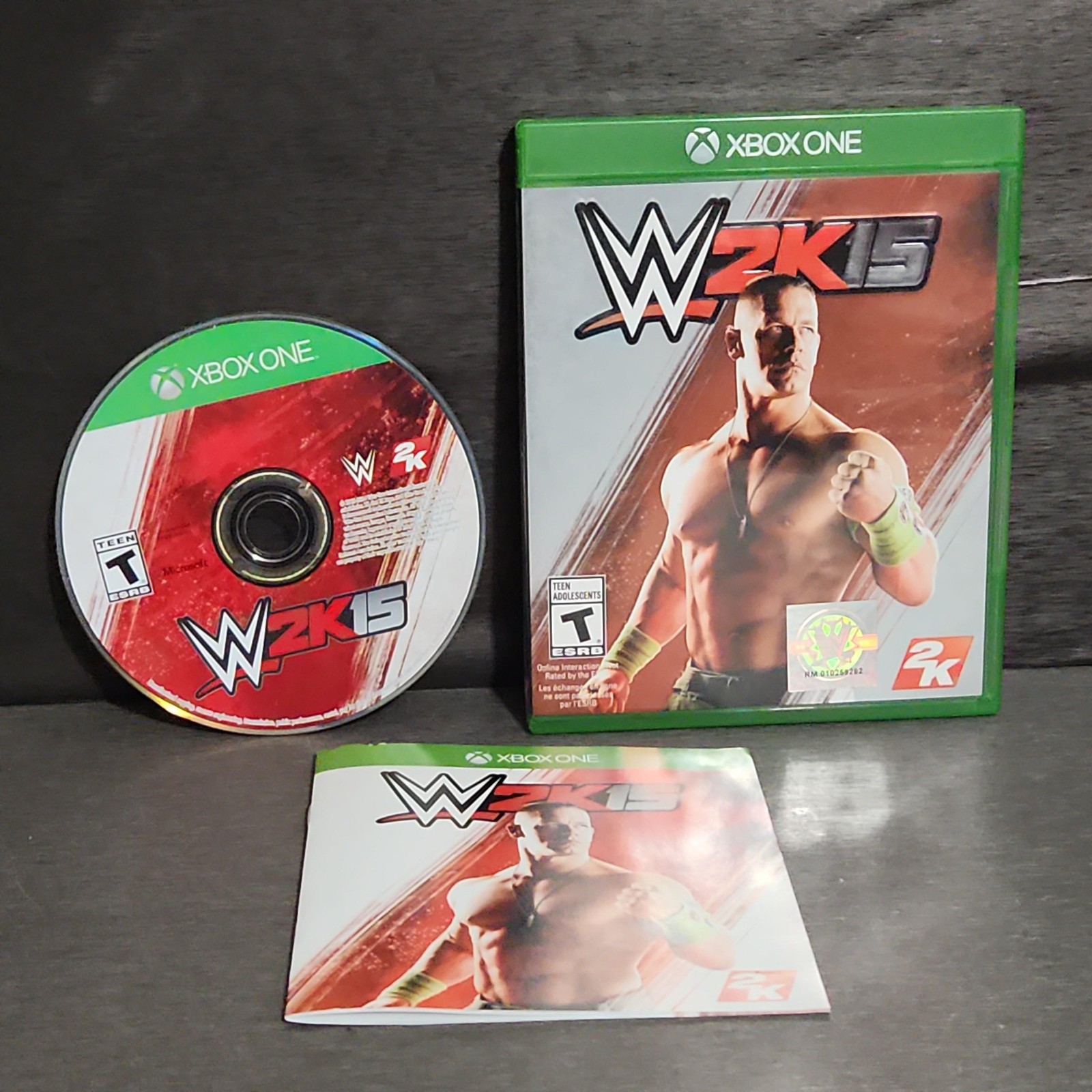WWE 2K15 Microsoft Xbox One Game CIB John Cena