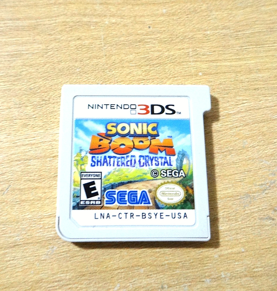 Sonic Boom: Shattered Crystal (Nintendo 3DS, 2014) Not Including Case