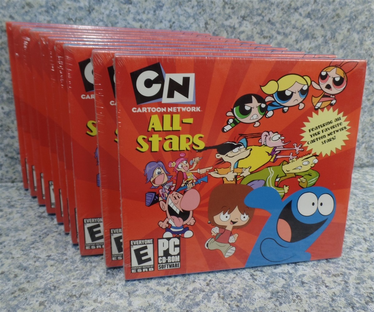 Video Game PC Wholesale Lot of 10 Cartoon Network All Stars NEW SEALED Jewel