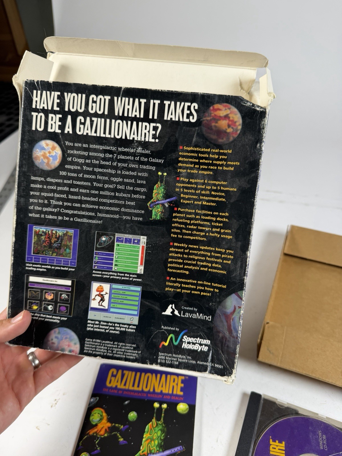 GAZILLIONAIRE 1994 EDITION Windows CD ROM – COMPLETE