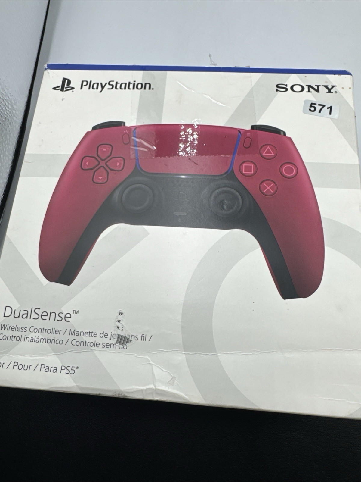 Sony PS5 DualSense Wireless Controller Cosmic Red CFI-ZCT1W OEM Tested w/ Box